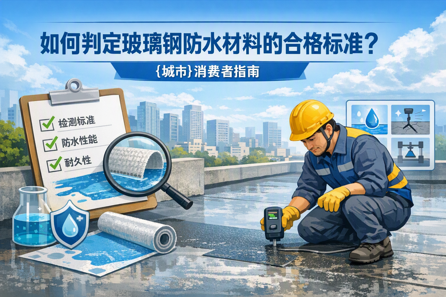 如何判定玻璃钢防水材料的合格标准？ 贺州 消费者指南