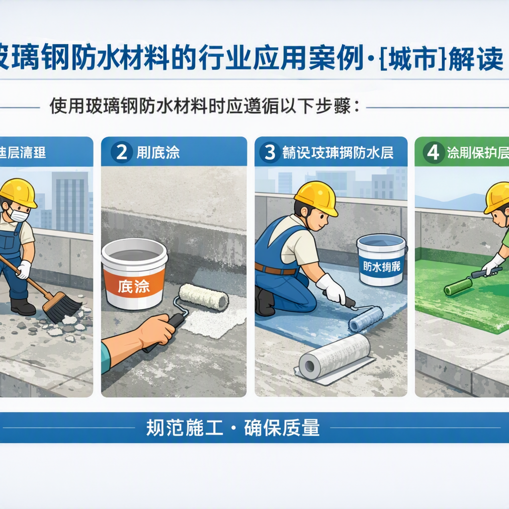 玻璃钢防水材料的行业应用案例，贺州解读