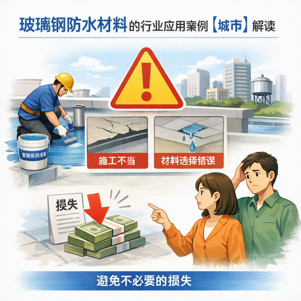 玻璃钢防水材料的行业应用案例，贺州解读