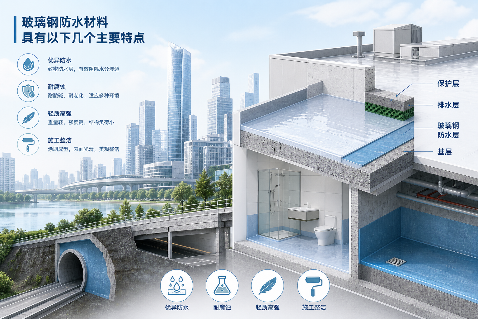 2023年玻璃钢防水材料市场趋势分析，关注 贺州 发展