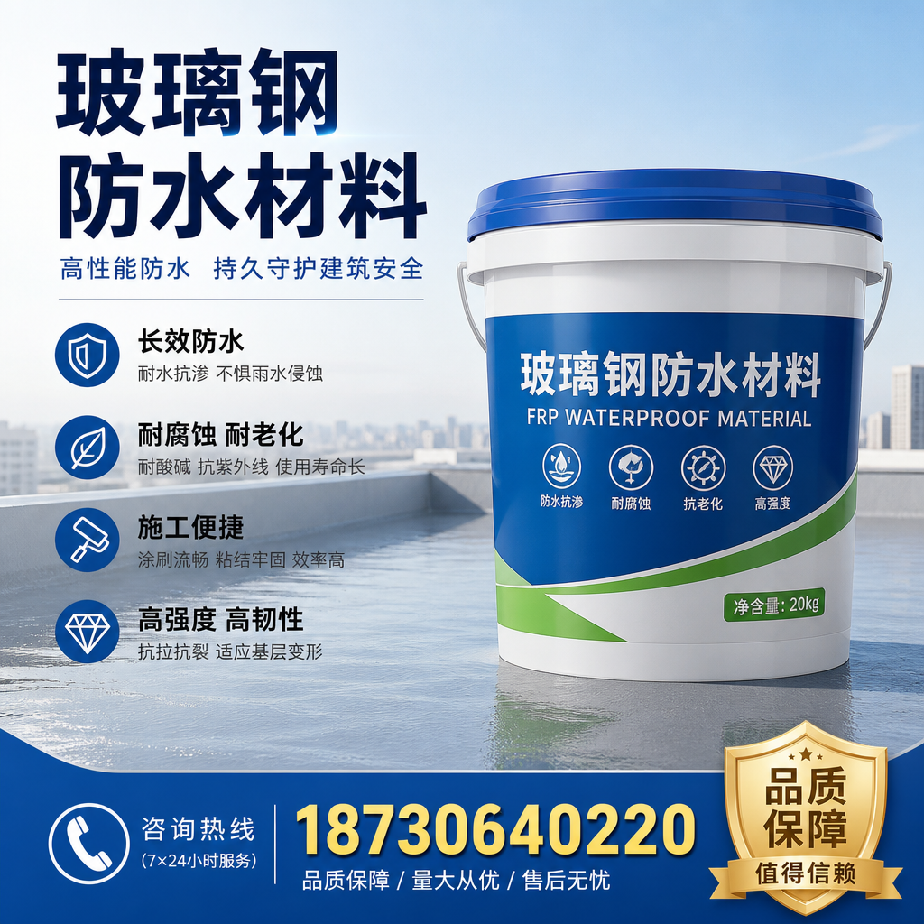 专家解析：玻璃钢防水材料的市场前景分析在 贺州