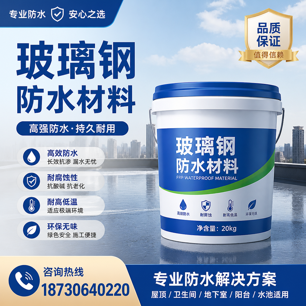 了解玻璃钢防水材料的市场趋势，贺州 企业不可不知